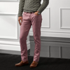 Ralph Lauren Slim Fit Linen-cotton Stretch Jean In Lilas
