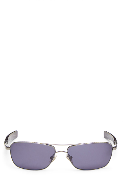 Pre-owned Chrome Hearts Silver Metal Sky Saw Ii Sunglasses | ModeSens