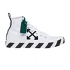 OFF-WHITE MID TOP VULCANIZED CANVAS SNEAKERS