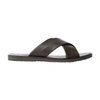 Scarosso Adriano Strap Sandals In Brown Calf