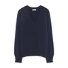 TRICOT RECYCLED CASHMERE V-NECK SWEATER
