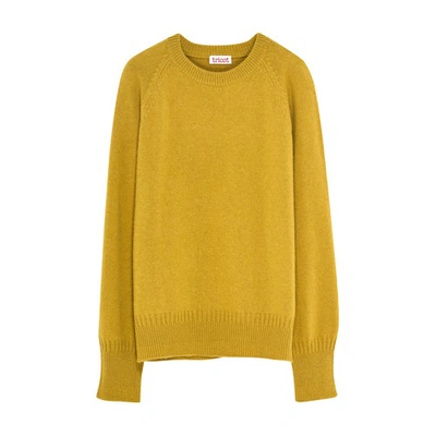 Tricot Recycled Cashmere Sweater In Yellow