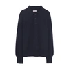 TRICOT RECYCLED CASHMERE POLO jumper