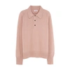 TRICOT RECYCLED CASHMERE POLO jumper