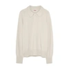 TRICOT RECYCLED CASHMERE POLO SWEATER