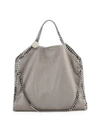 Stella Mccartney 3 Chain Falabella Tote Bag In Gray