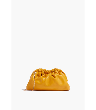 Mansur Gavriel Chain Mini Cloud Clutch In Ochre