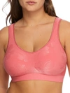 Bali Comfort Revolution Smart Sizes Bralette In Blushing Rouge