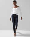 WHITE HOUSE BLACK MARKET HIGH-RISE SCULPT SLIM JEANS