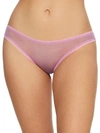 On Gossamer Gossamer Mesh Hip Bikini In Chinese Violet