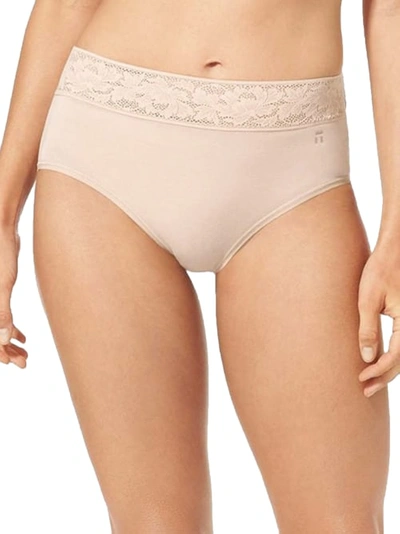 Tommy John Second Skin Lace Brief In Soft Pink