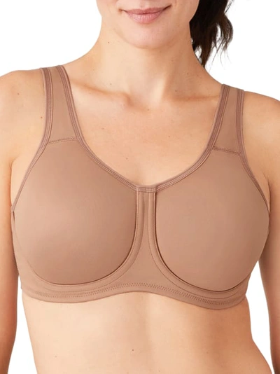 Wacoal Sport High-impact Underwire Bra 855170, Up To I Cup In Toffee Crunch