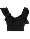 Alexander Mcqueen Black Top In Black