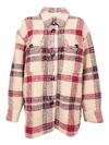Isabel Marant Étoile Women's Harveli Checked Wool-blend Shirt Jacket In Multi