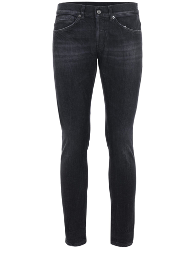 Dondup Jeans  George In Denim Stretch In Black