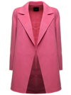 Theory Clairene New Divide Wool-cashmere Jacket In Pink