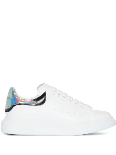 Alexander Mcqueen Oversized Lace-up Low-top Sneakers In White
