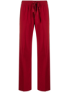 Zadig & Voltaire Willy Side-stripe Trousers In Wine