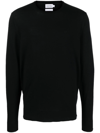 Calvin Klein Round-neck Knit Jumper In Black