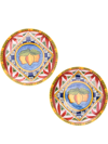 DOLCE & GABBANA GRAPHIC-PRINT DINNER PLATES (SET OF 2)