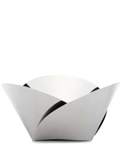 Alessi Harmonic 22cm Basket In Silver