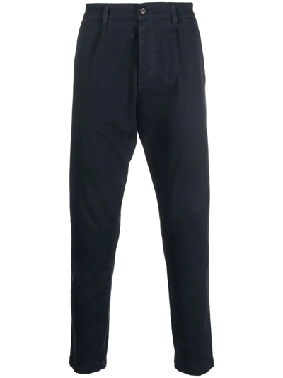 Haikure Straight-leg Trousers In Blue