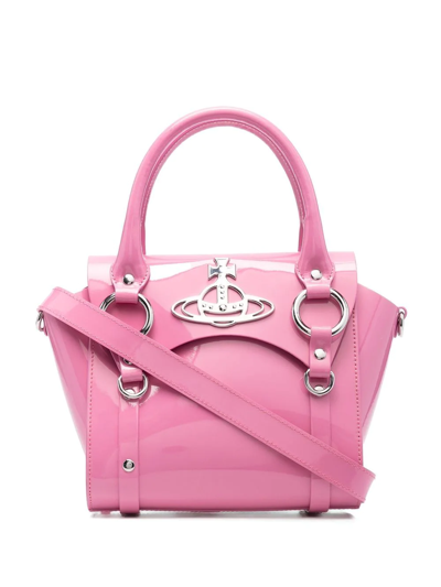 Vivienne Westwood Small Betty Tote Bag In Pink