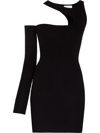 Lama Jouni Black Cut-out Mini Dress In Black