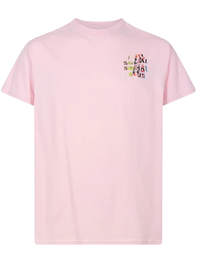 Anti Social Social Club Madness Short-sleeve T-shirt In Pink