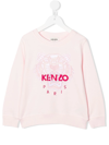 KENZO EMBROIDERED-LOGO SWEATSHIRT