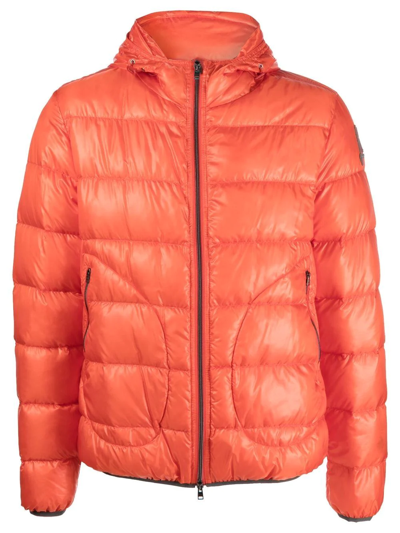 Herno Ultralight Vietti 70th Anniversary Down Jacket In Orange