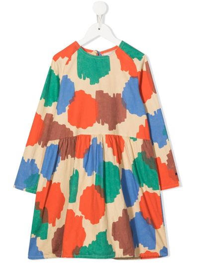 Bobo Choses Kids' Graphic-print Cotton Dress In Multicolor