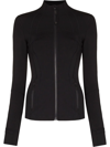 Lululemon Define Thumb-slot Zip-fastening Jacket In Black