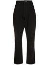 Dkny Broome Mid-rise Straight-leg Jeans In Schwarz