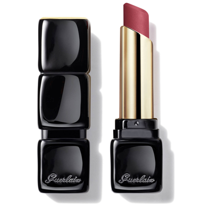 Guerlain Kisskiss Tender Matte 16 Hour Comfort Lightweight Luminous Matte Lipstick 2.8g (various Sha In 219 Tender Rose