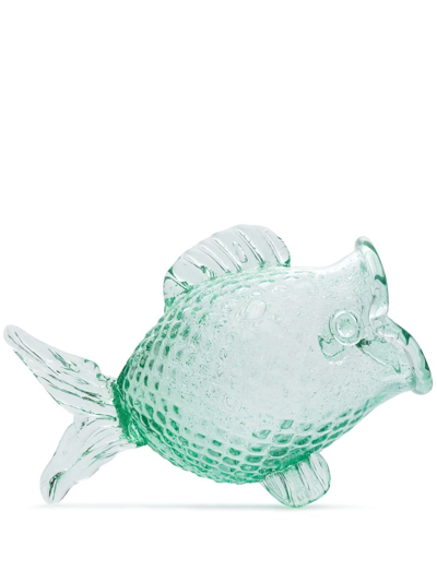 Polspotten Fat Fish Jar In Green