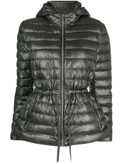 Lauren Ralph Lauren Insulated Hooded Puffer Jacket In Grün