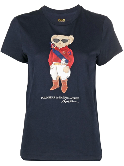 Polo Ralph Lauren Polo Bear 棉t恤 In Blue