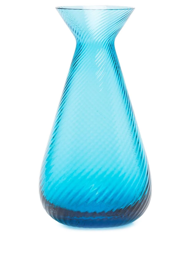 Venini Gemme Aquamare Vase In Blue
