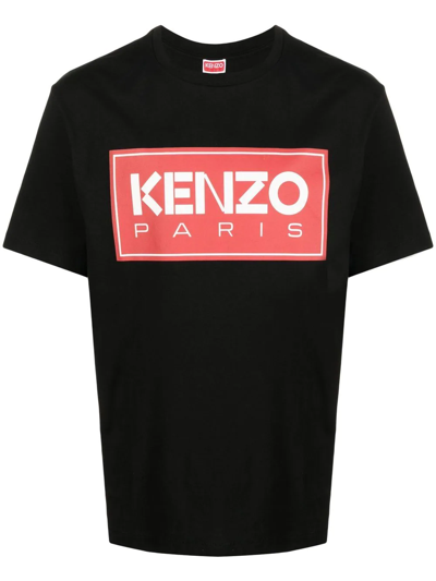 Kenzo Logo-print T-shirt In Black