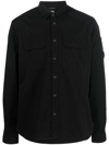 C.p. Company Button-down Fitted Shirt In Schwarz