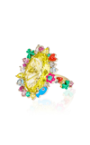 AISHA BAKER 18K GOLD OOPSY DAISY RING