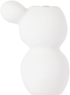 Tina Frey Designs White Bubble Small Three Candle Holder In White