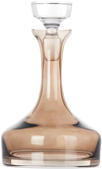 Estelle Colored Glass Gray Vogue Decanter In Grey Smoke