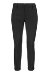 DONDUP DONDUP GAUBERT - SLIM FIT TROUSERS IN WOOL