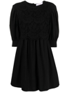 SEE BY CHLOÉ LACE EMBROIDERED SHIFT DRESS
