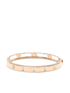 Ponte Vecchio 18kt Rose Gold Sirio Diamond Bangle Bracelet In Rosa