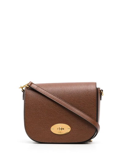 Mulberry Engraved Logo Cross-body Bag In Brown