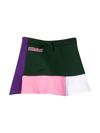 Dsquared2 Girl Miniskirt With Color-block Design