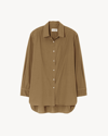 Nili Lotan Yorke Shirt In Bark